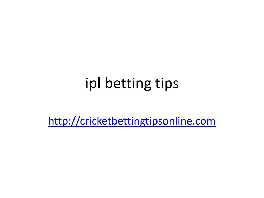 ipl betting tips n.