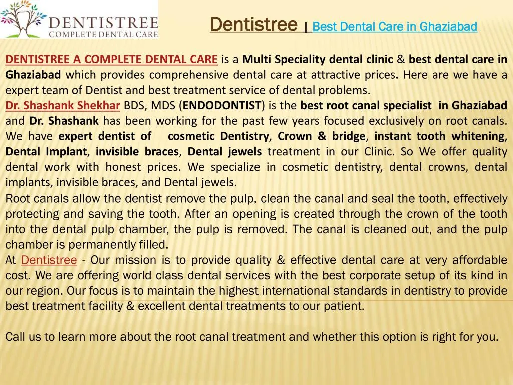 dentistree best dental care in ghaziabad n.