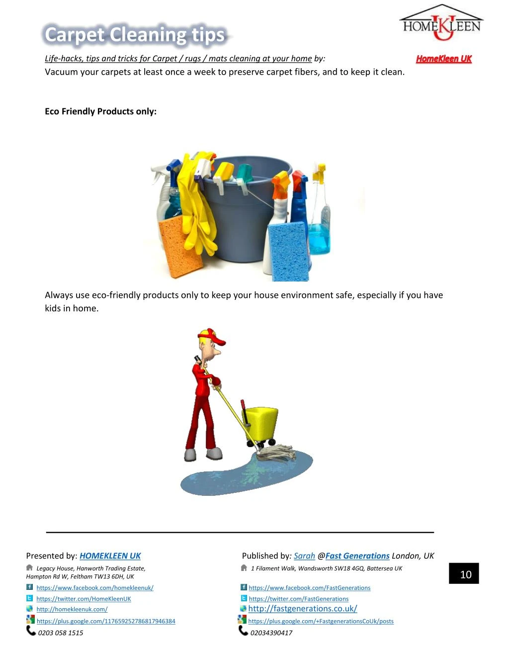 PPT Carpet cleaning Tips by Homekleen UK PowerPoint Presentation ID