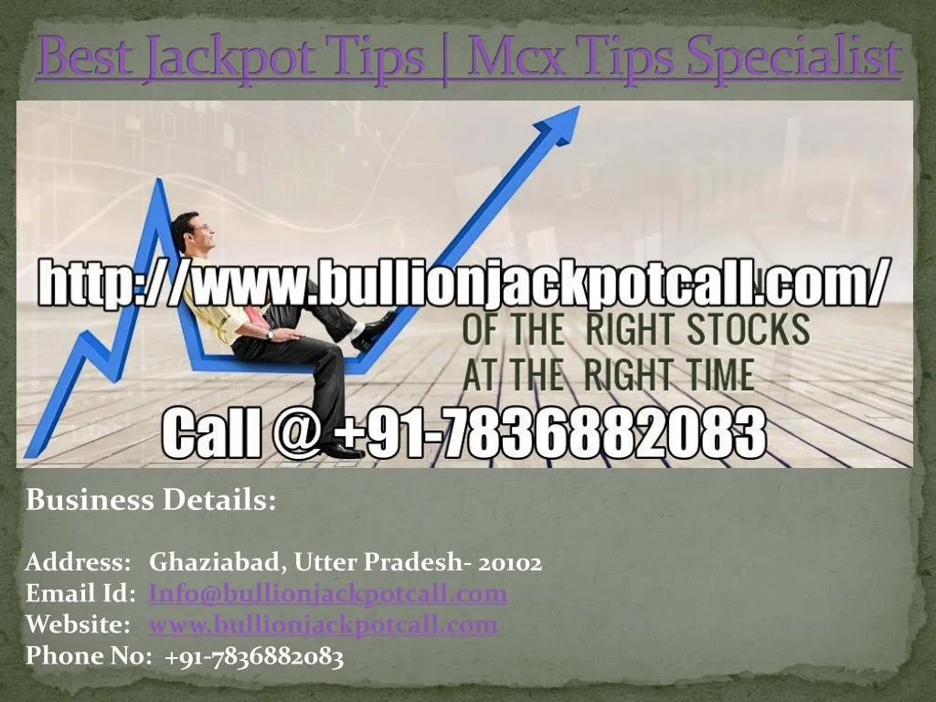 best jackpot tips mcx tips specialist n.