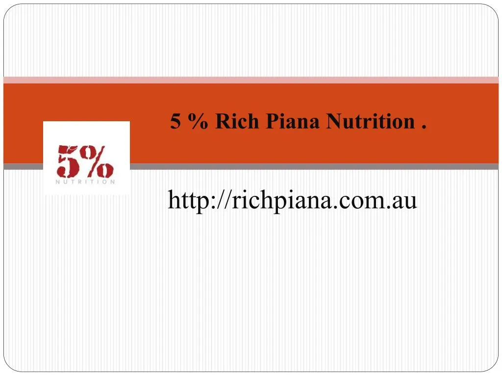 5 rich piana nutrition n.