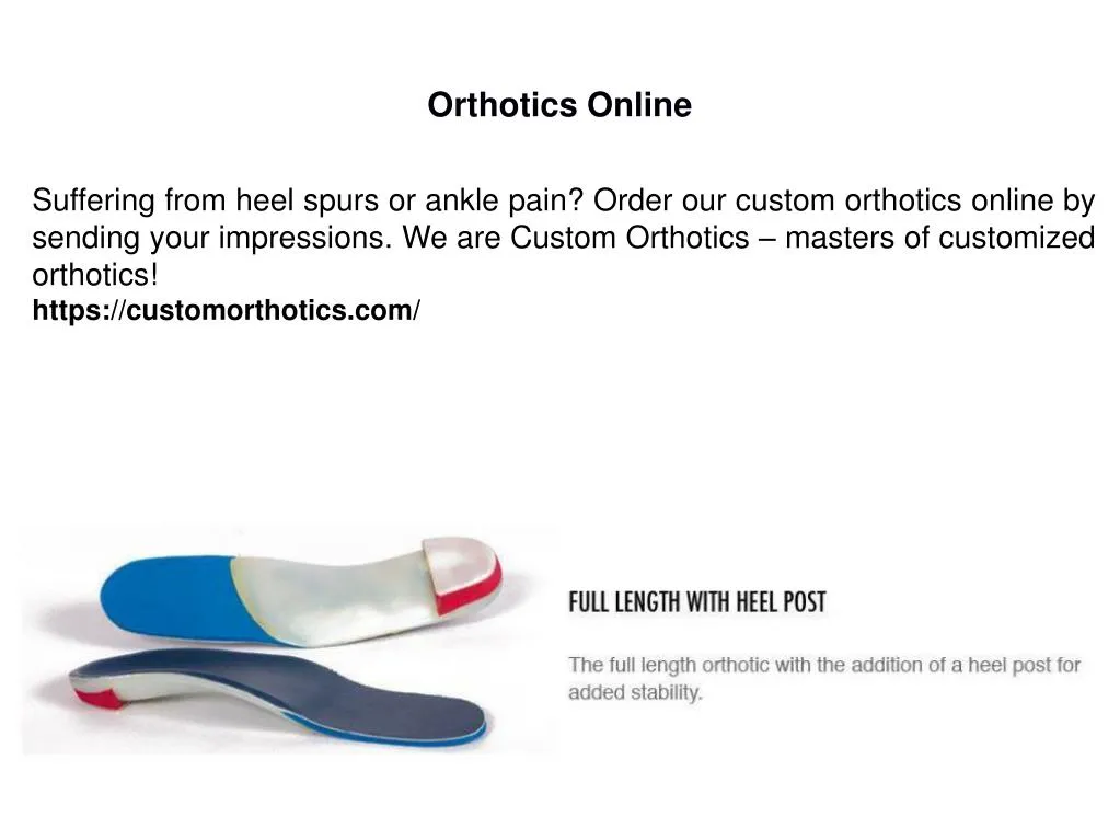 orthotics online store