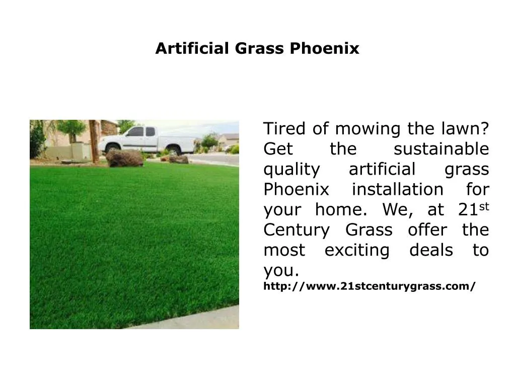 PPT Artificial Grass Phoenix PowerPoint Presentation, free download