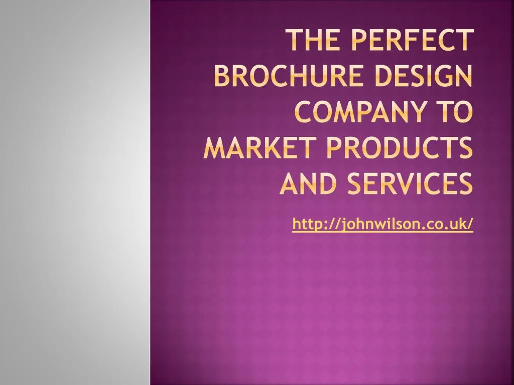 the perfect brochure design company to market products and services n.