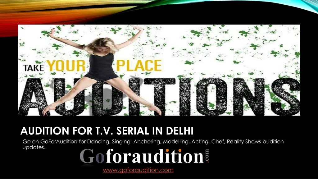 audition for t v serial in delhi n.
