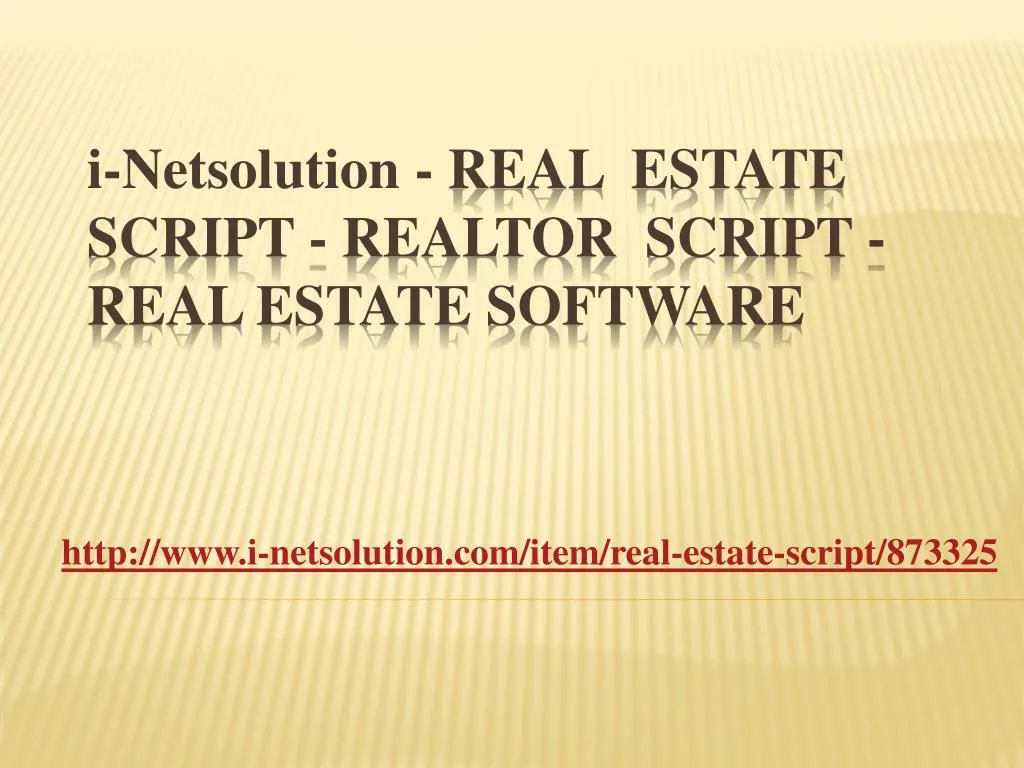 http www i netsolution com item real estate script 873325 n.