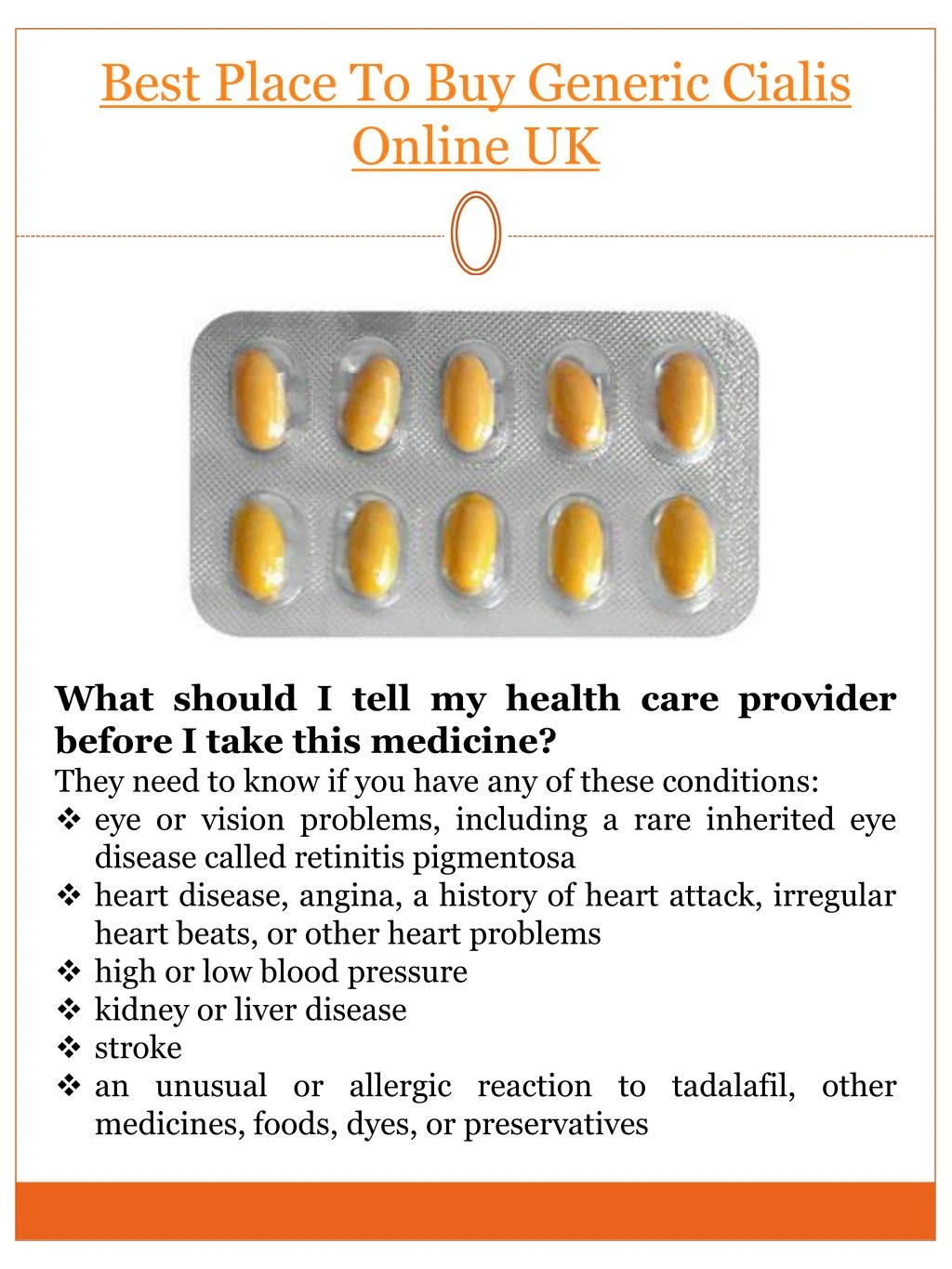 Tadalafil Generic Buy