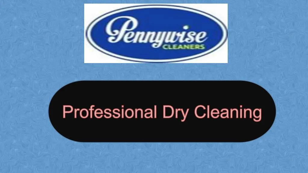 professional dry cleaning n.