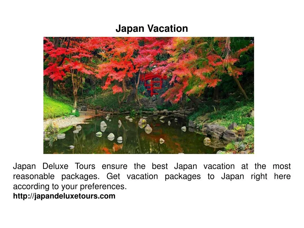 japan vacation presentation