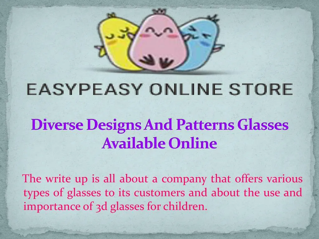 diverse designs and patterns glasses available online n.