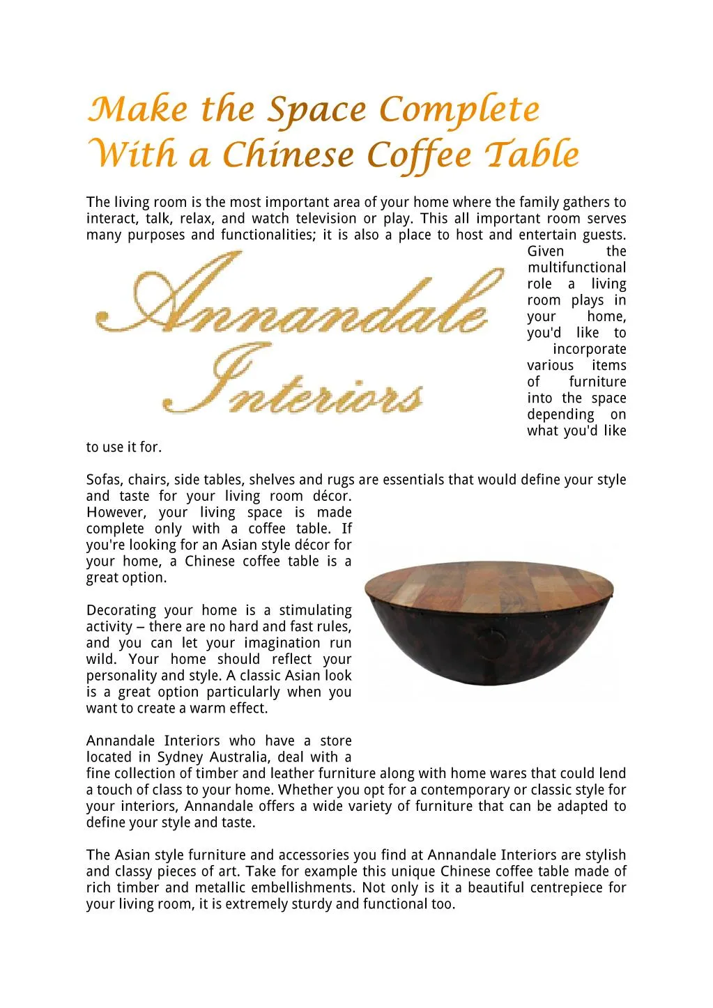 Ppt Make The Space Complete With A Chinese Coffee Table - Asian Style Furniture Australia Ppt Make The Space Complete With A Chinese Coffee Table - Asian Style Furniture Australia