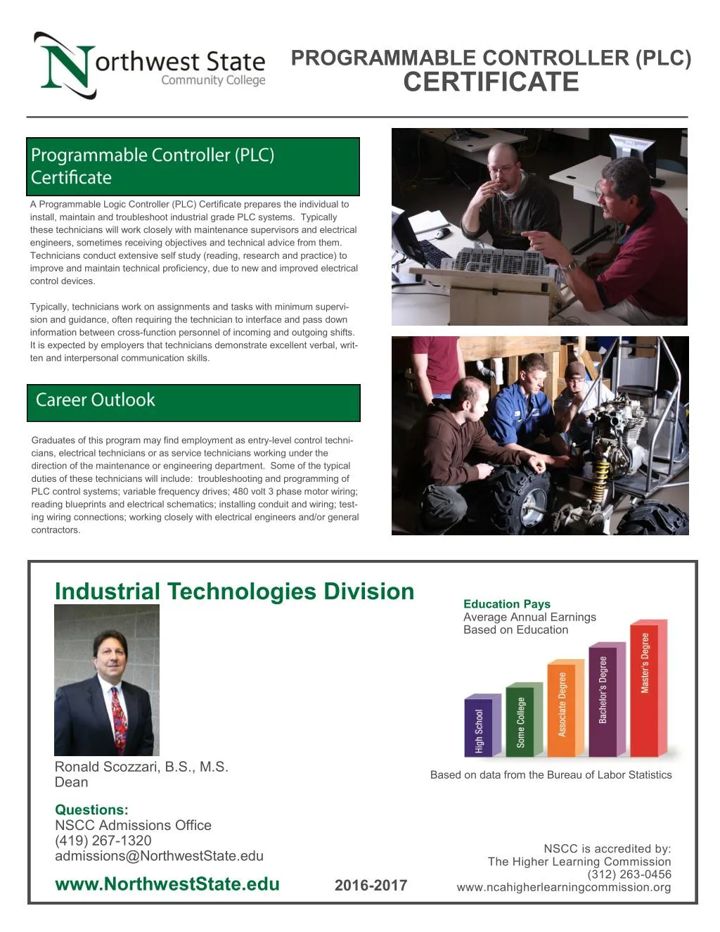 PPT 2016 IndTech PLC CERTIFICATE RevJuly14 PowerPoint Presentation