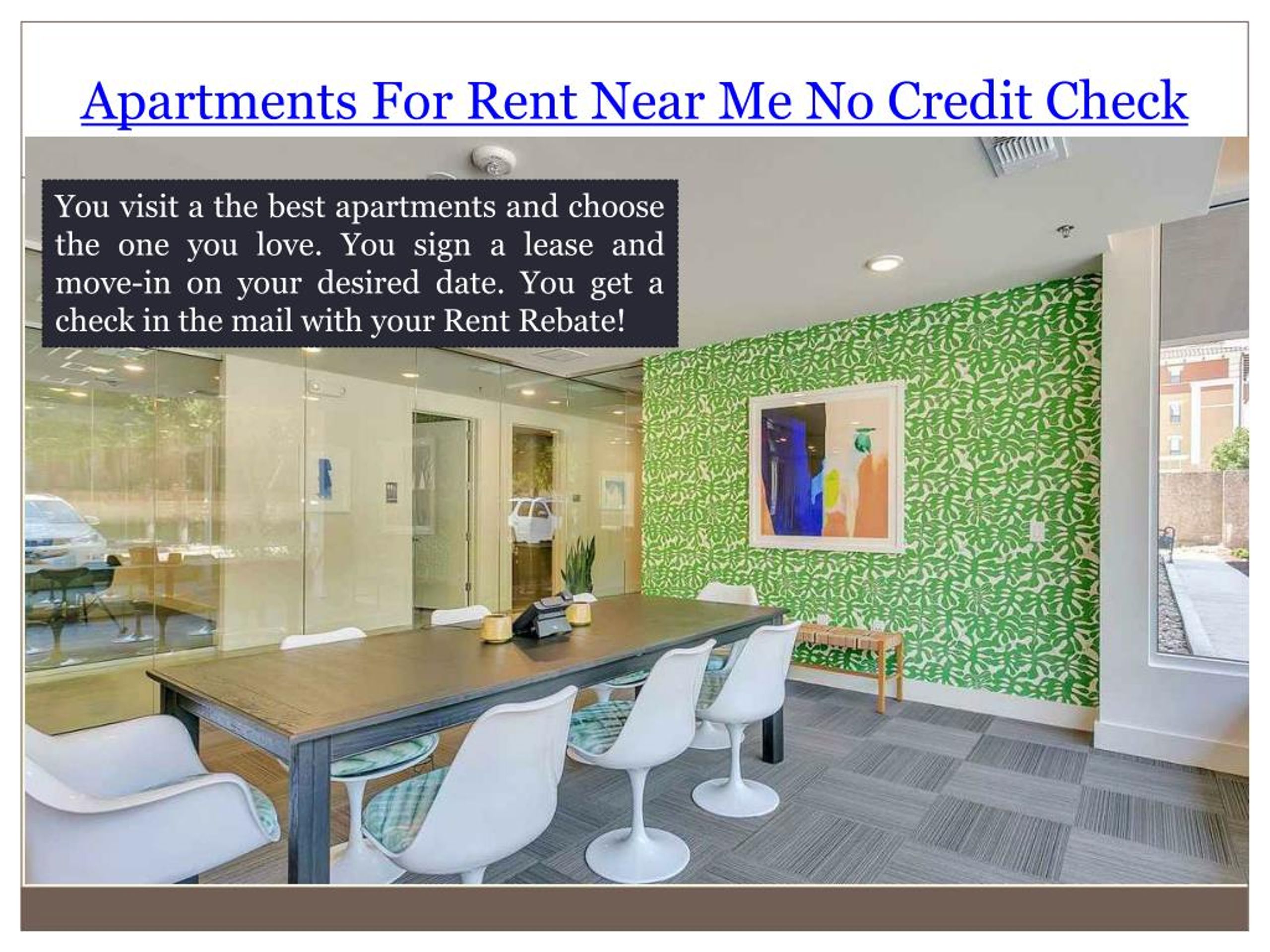 Ppt Apartments For Rent Near Me No Credit Check Powerpoint