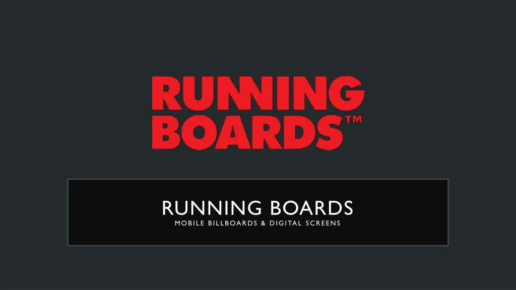 running boards mobile billboards digital screens n.