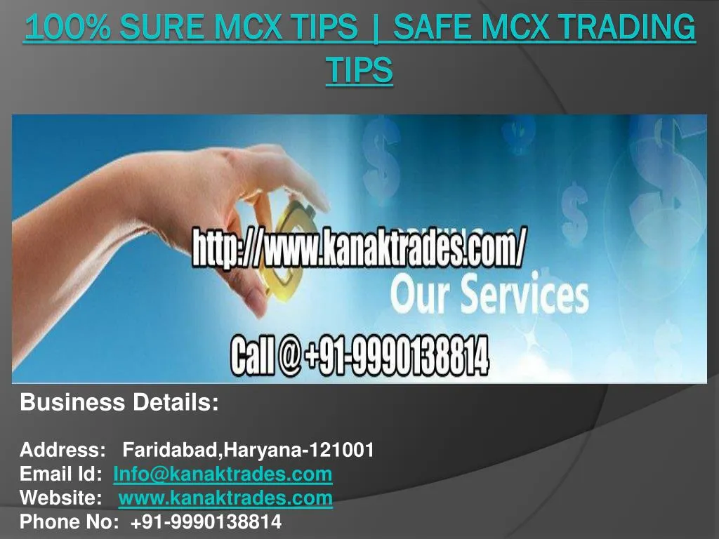 100 sure mcx tips safe mcx trading tips n.