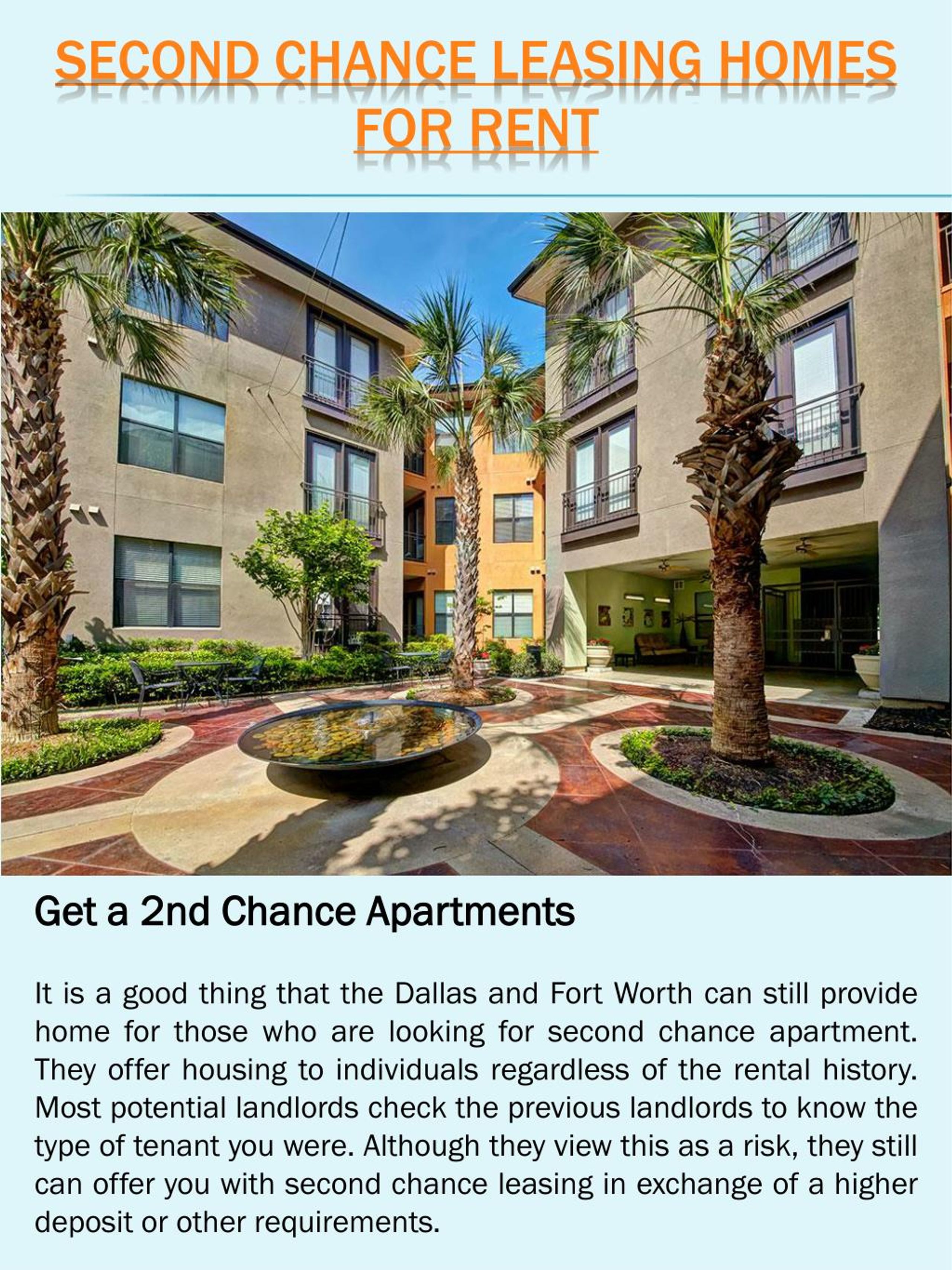 Unique Apartments With 2Nd Chance Rental Program with Simple Decor