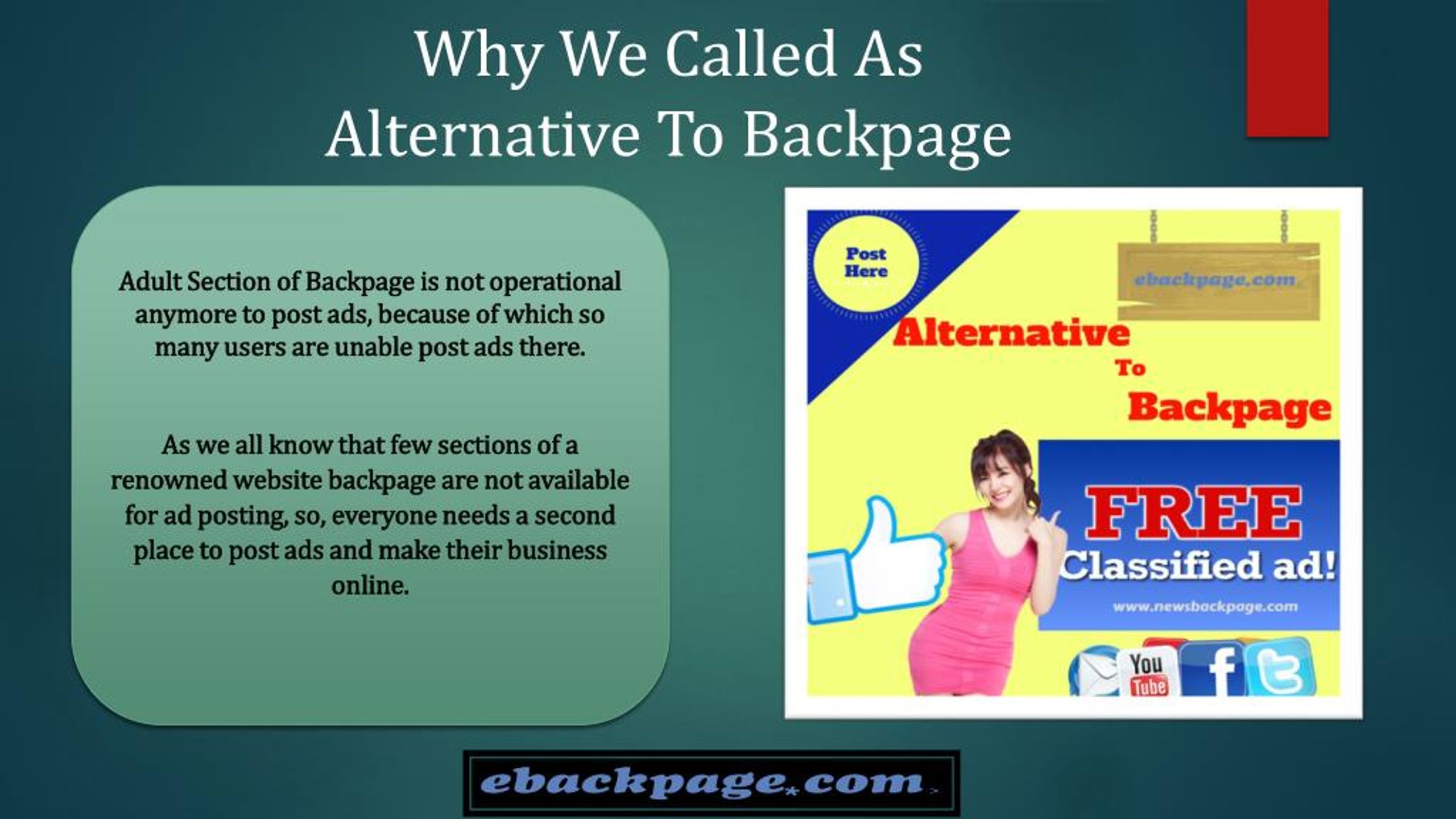 Why We Called As Alternative To Backpage.