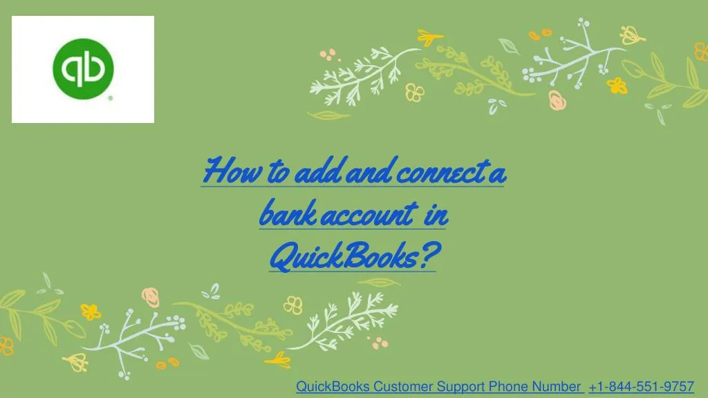 add a bank account to quickbooks for mac