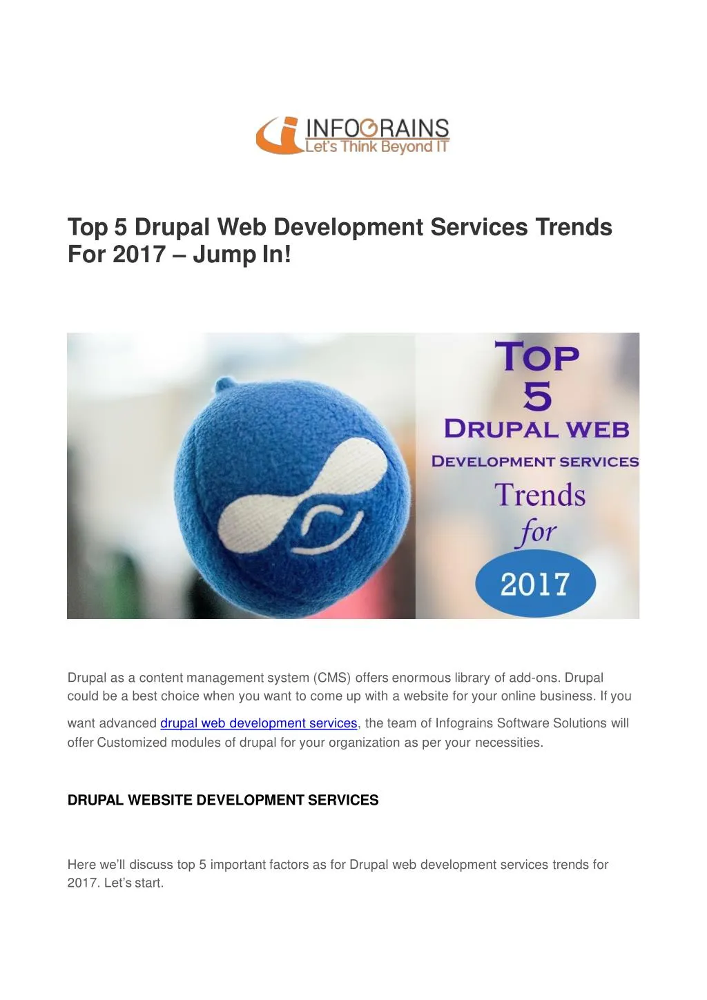 drupal web development washington dc