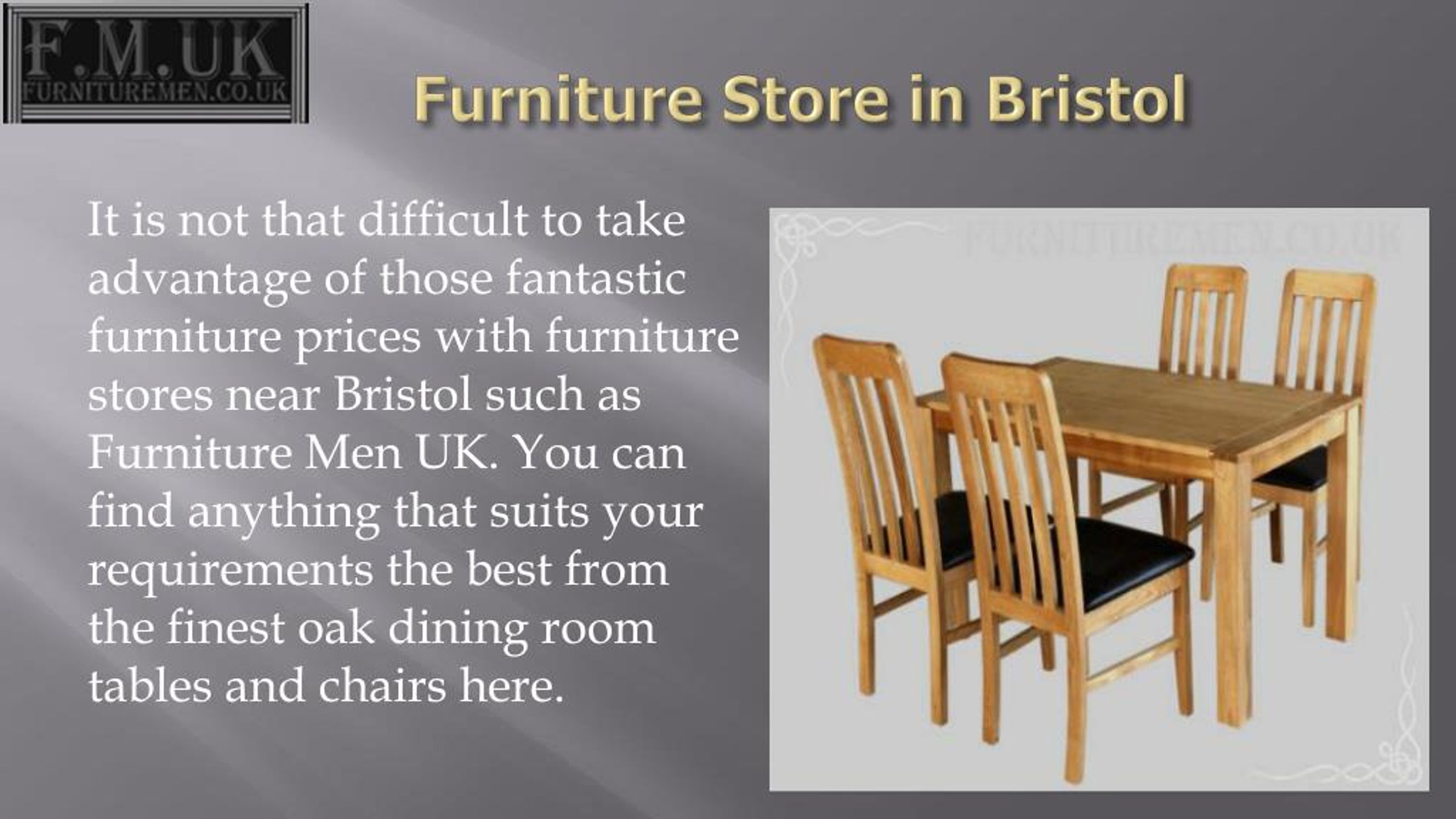 Ppt Furniture Store In Bristol Powerpoint Presentation Free