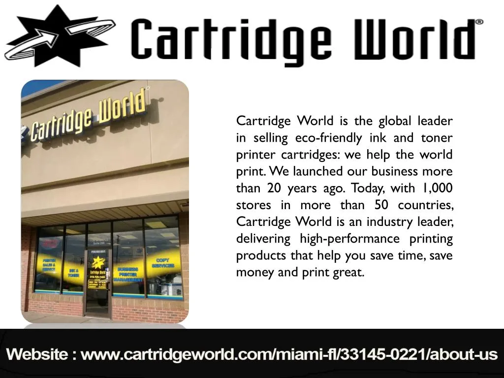 cartridge world is the global leader in selling n.