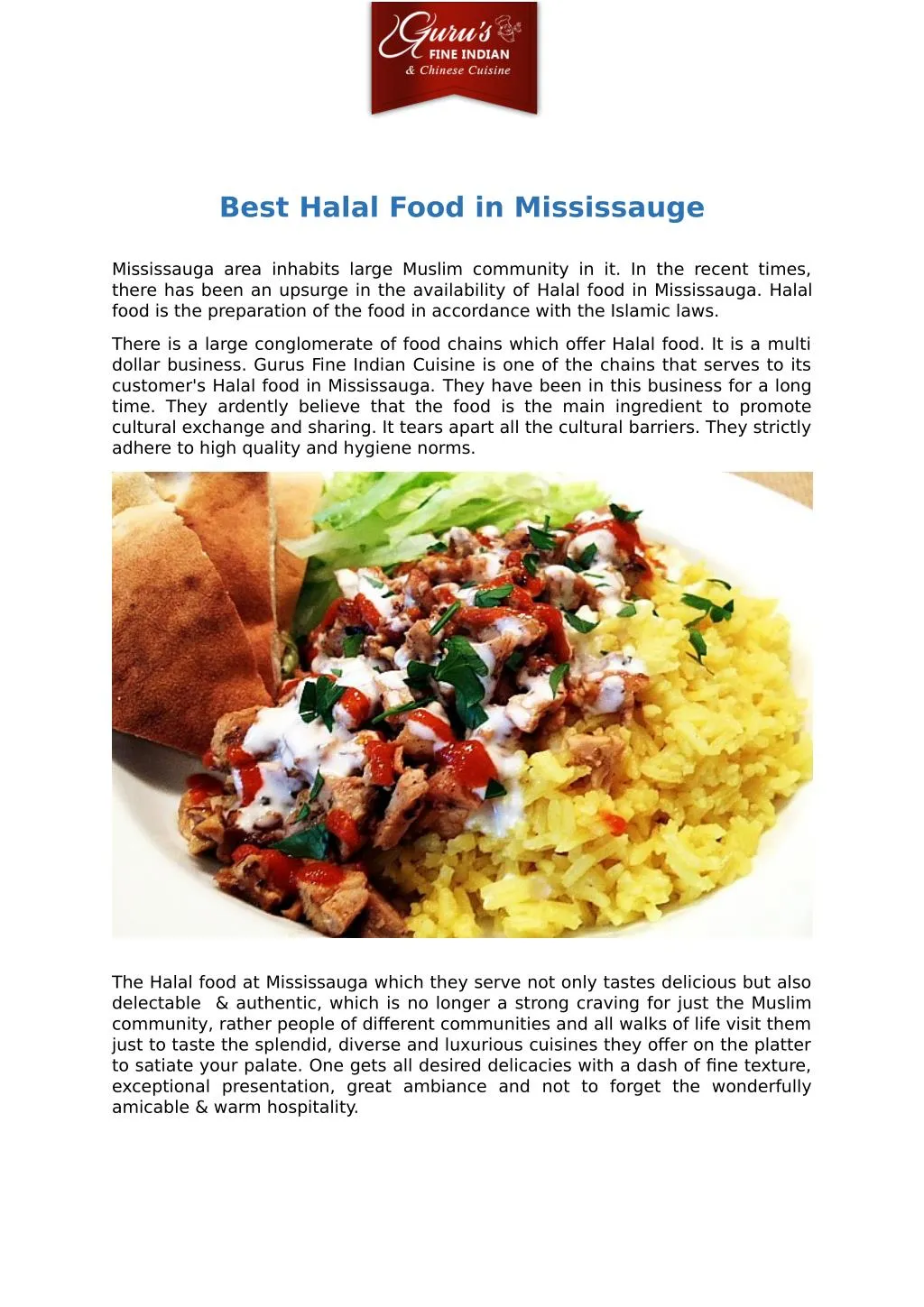 PPT - Best Halal Food in Mississauge PowerPoint Presentation, free