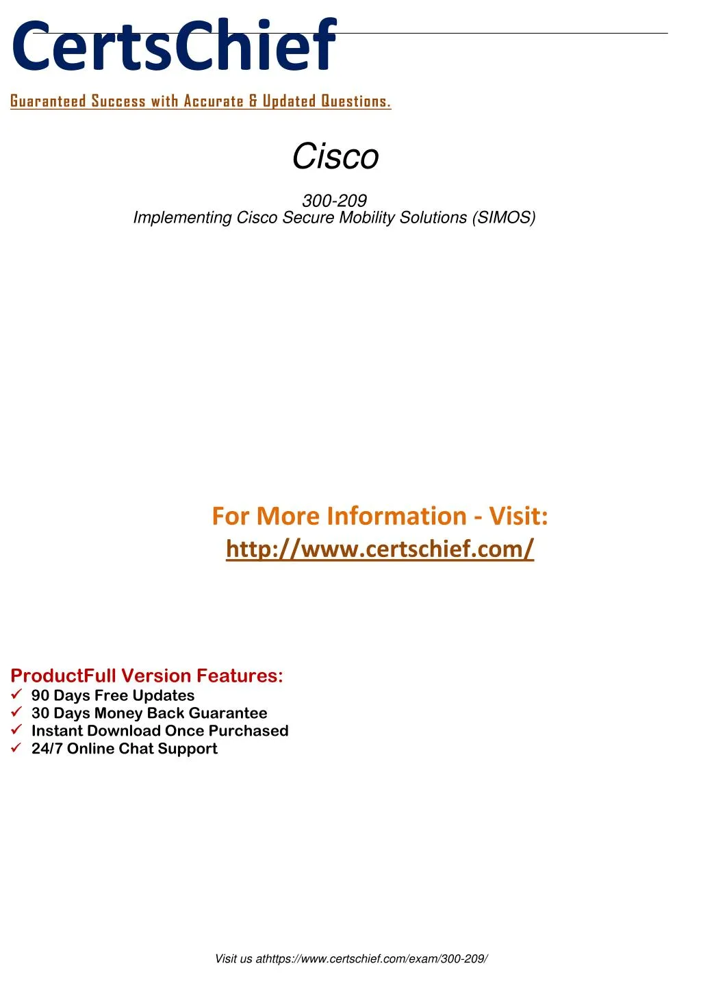 certschief guaranteed success with accurate n.