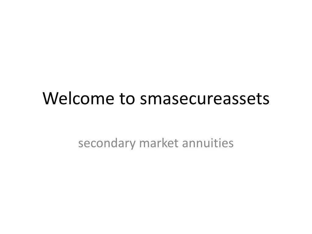 welcome to smasecureassets n.