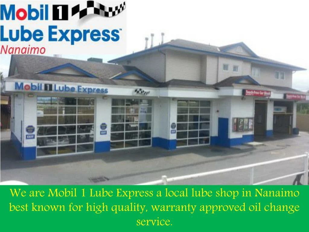 Mobil 1 lube express oil change coupons