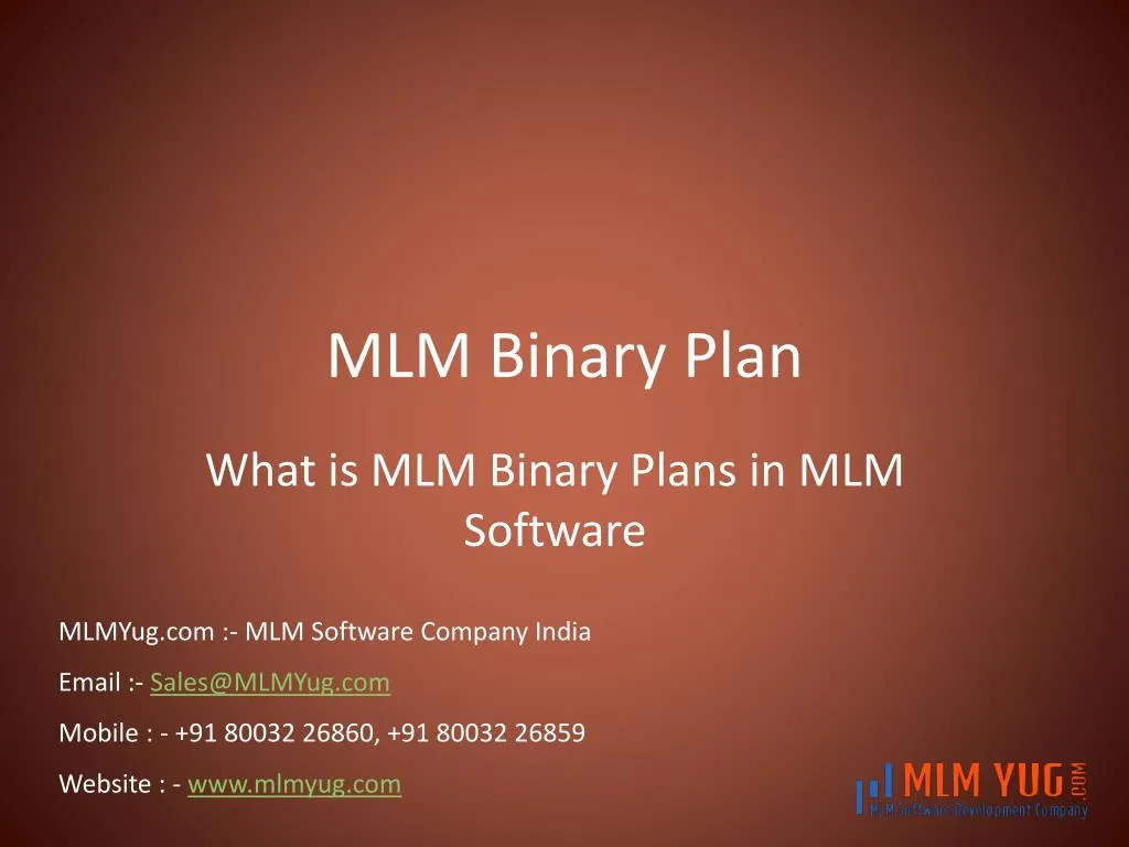 PPT - MLM Binary Plan PowerPoint Presentation, free download - ID:7540205