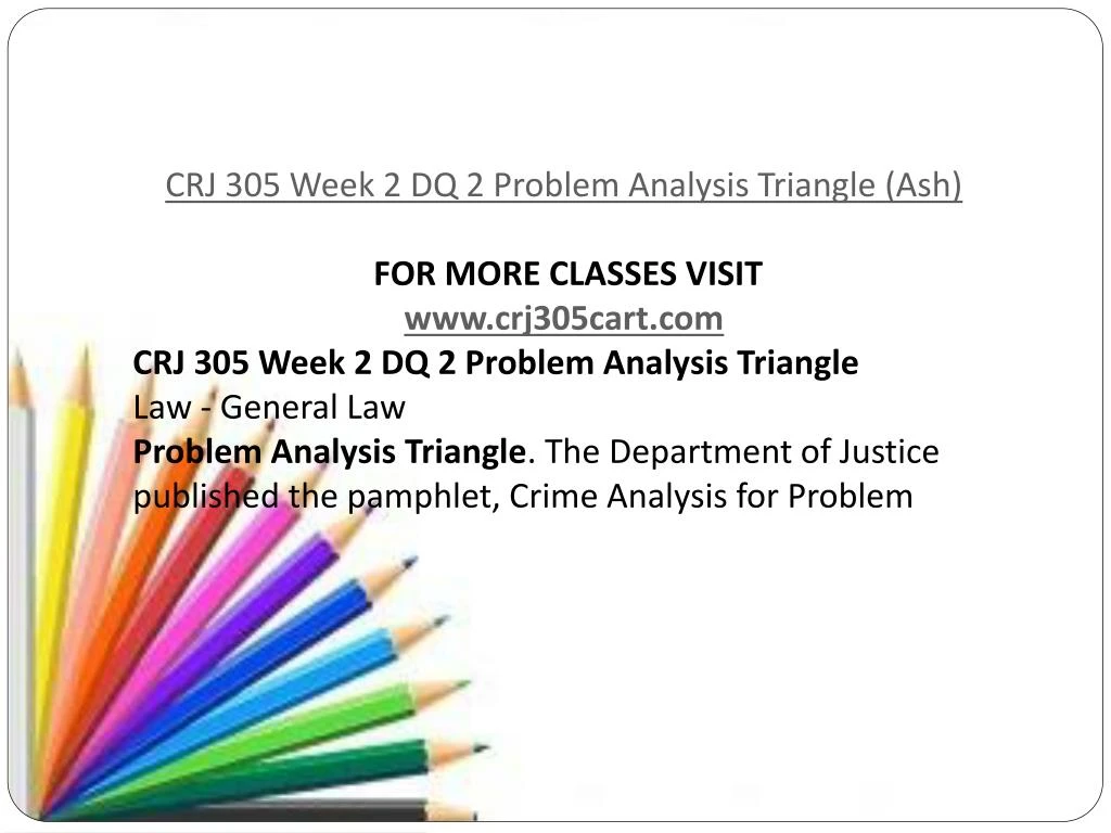 crj 305 week 2 dq 2 Crj 305 week 5 dq 1 crime prevention initiatives crime prevention initiatives select one of the following activities from chapter 10 of crime prevention for your initial post a activity: crime prevention. crj 305 week 2 dq 2 Crj 305 week 5 dq 1 crime prevention initiatives crime prevention initiatives select one of the following activities from chapter 10 of crime prevention for your initial post a activity: crime prevention.