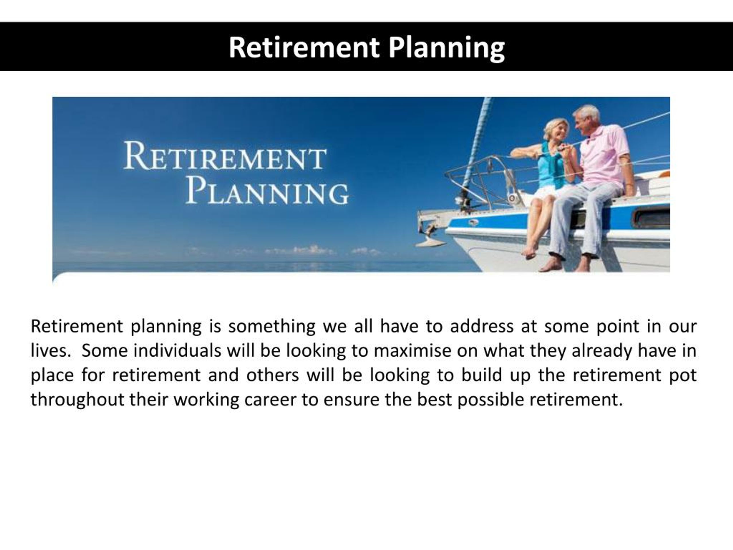 PPT - Importance of best Private / Corporate Pension and Medical Plan ...