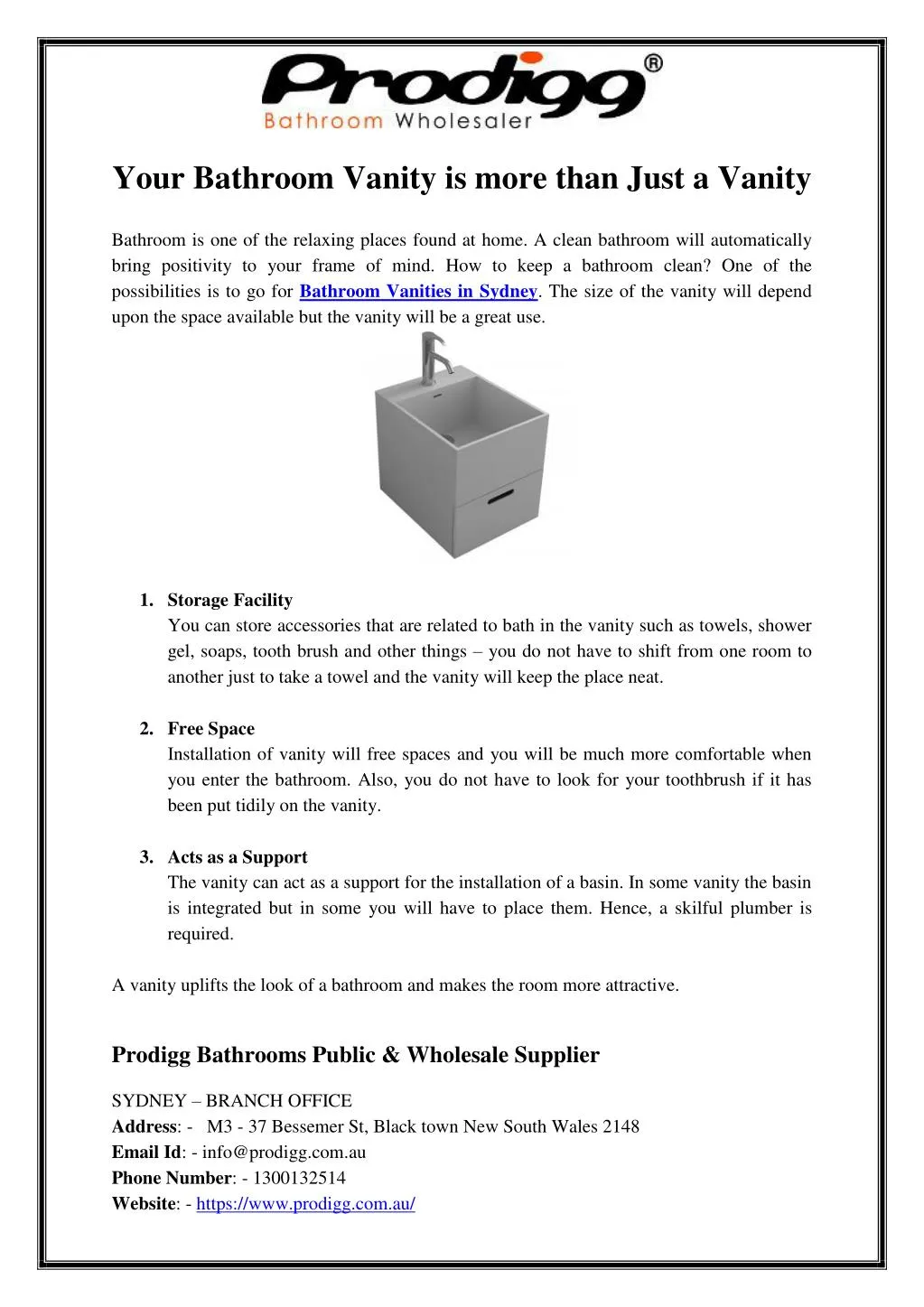 Ppt Your Bathroom Vanity Is More Than Just A Point Ppt Your Bathroom Vanity Is More Than