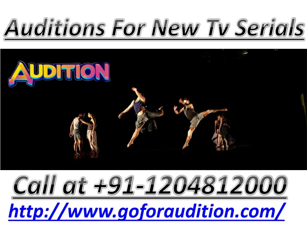 auditions for new tv serials n.