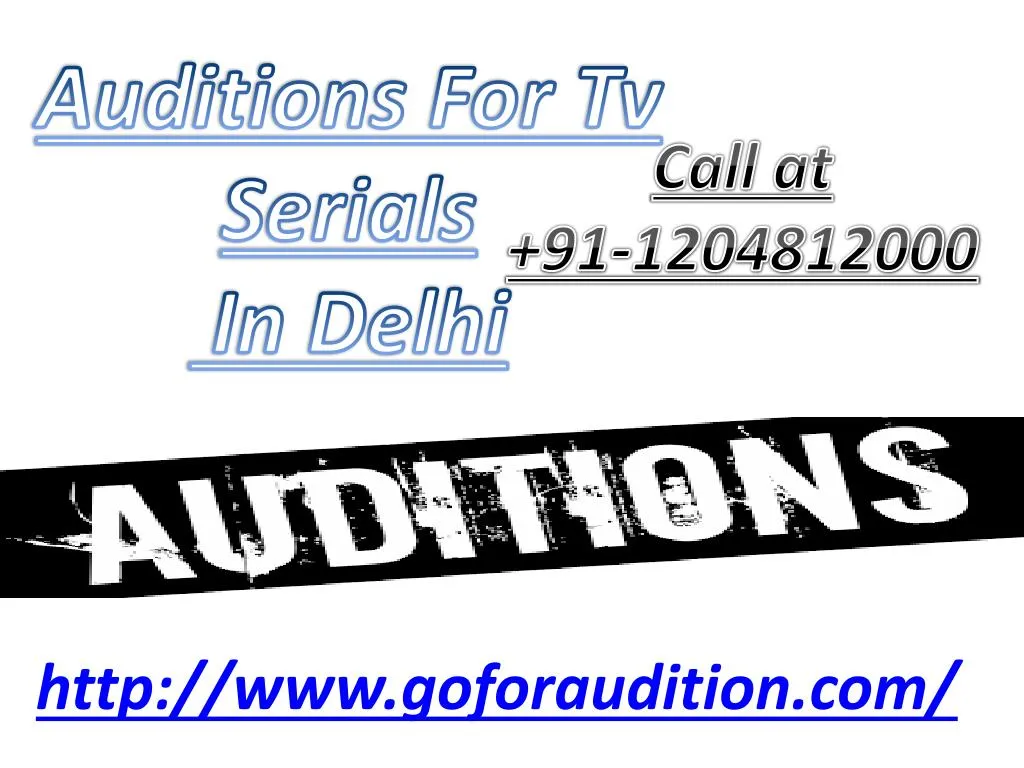 auditions for tv serials in delhi n.