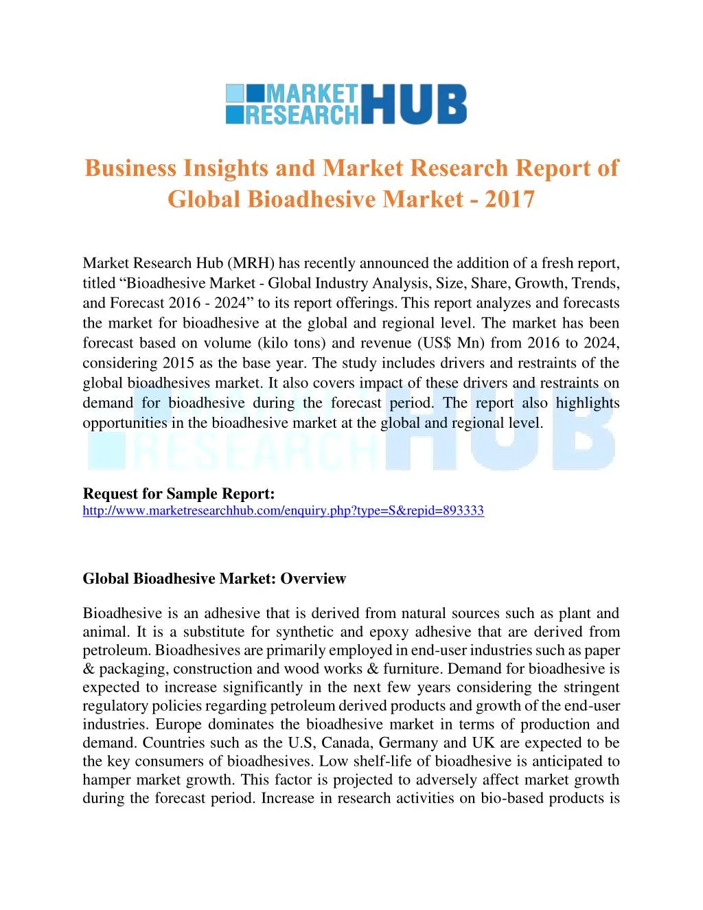 business insights and market research report n.