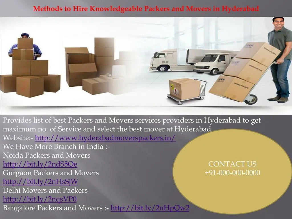 methods to hire knowledgeable packers and movers n.