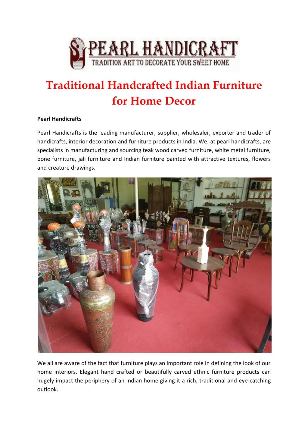 traditional handcrafted indian furniture for home n.