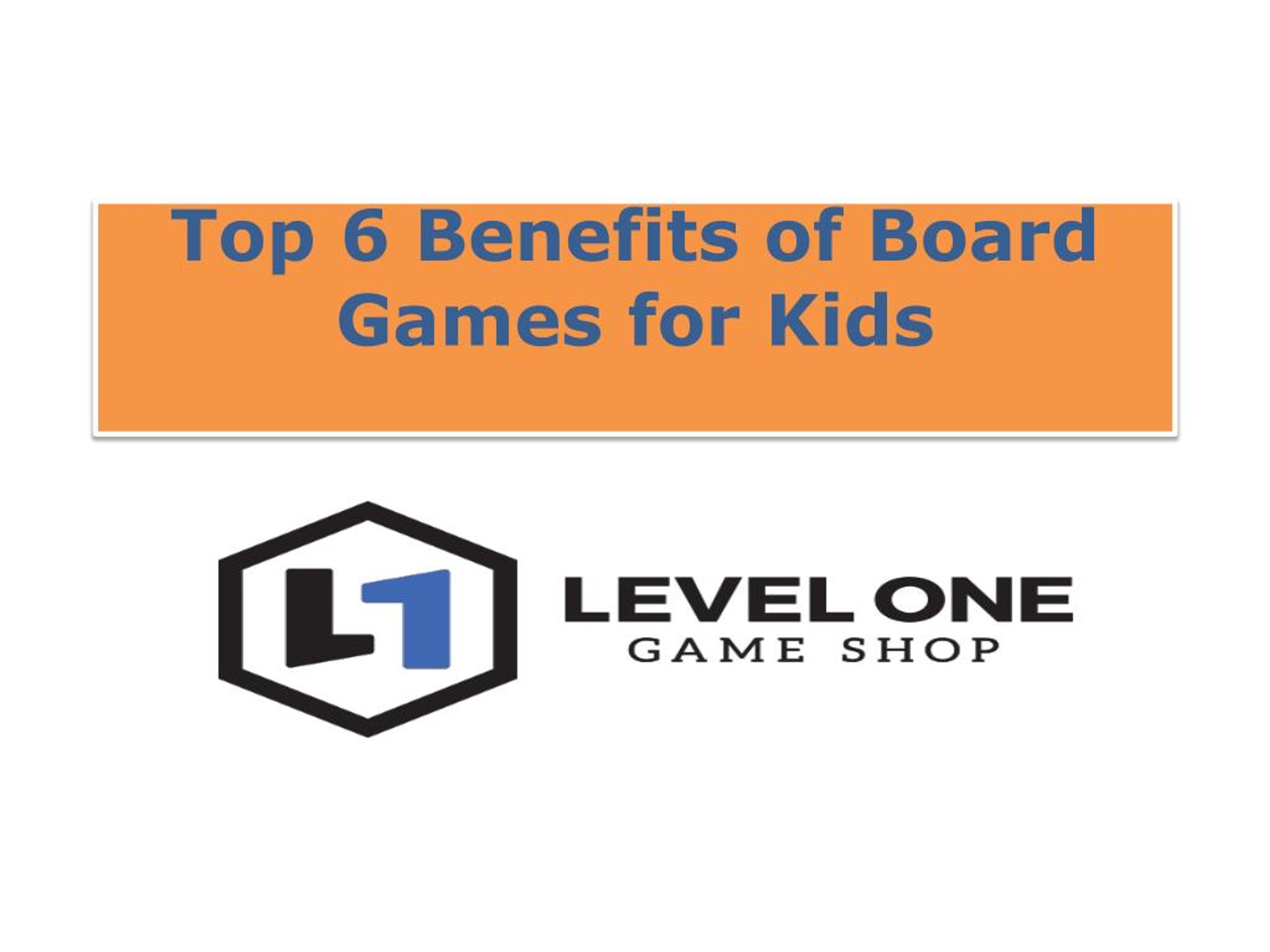 Board Games – Level One Game Shop