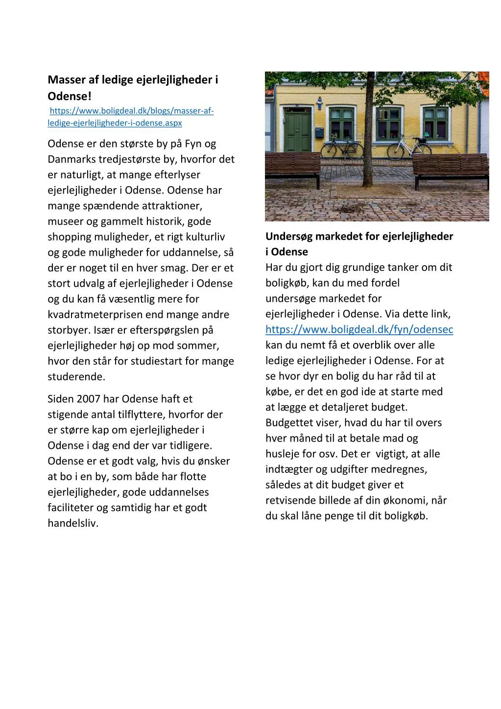 masser af ledige ejerlejligheder i odense https n.