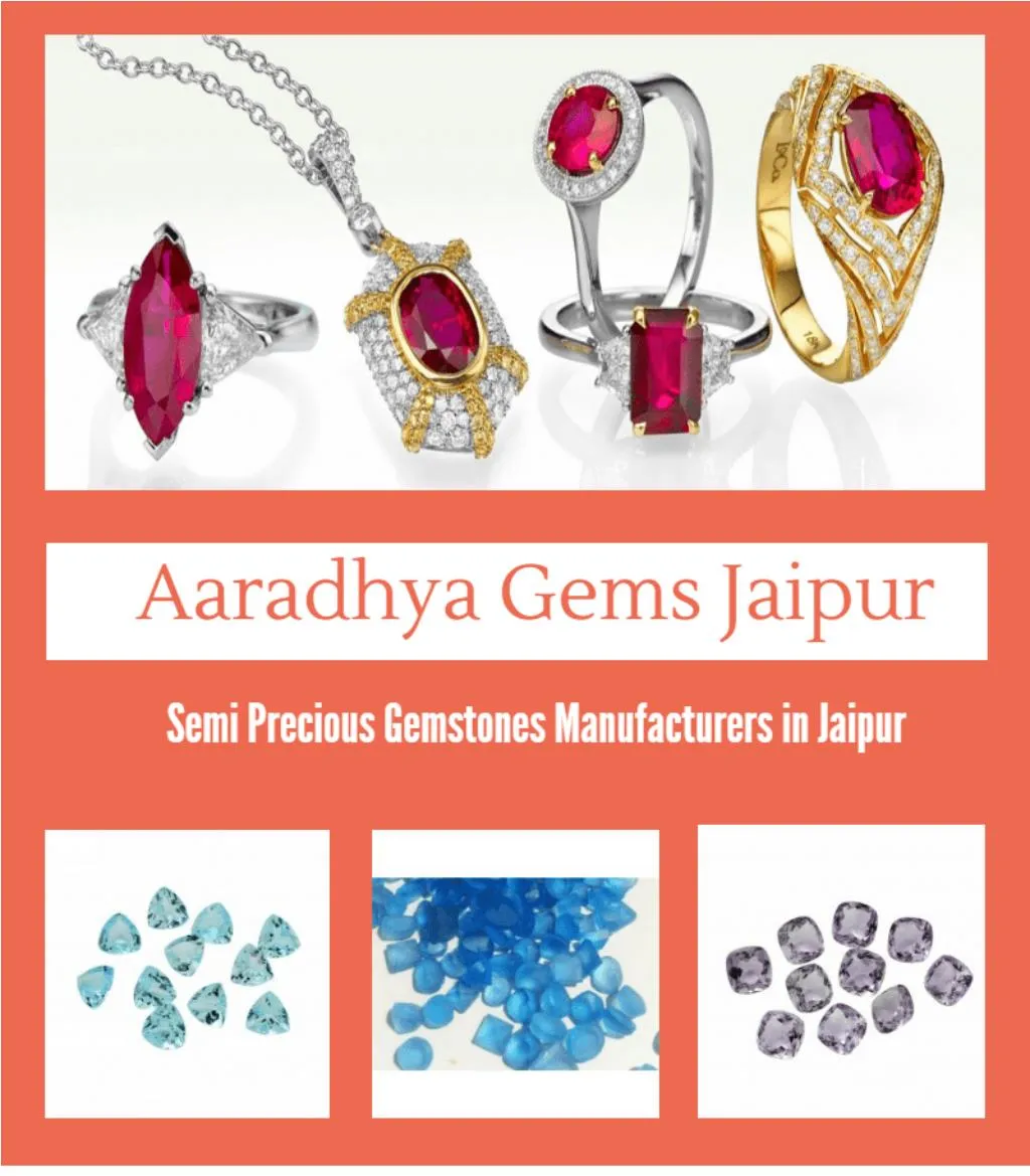 PPT Semi Precious Gemstones Manufacturers in Jaipur Purchase in