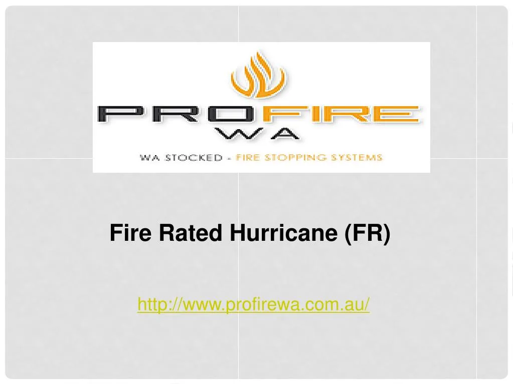 fire rated hurricane fr n.
