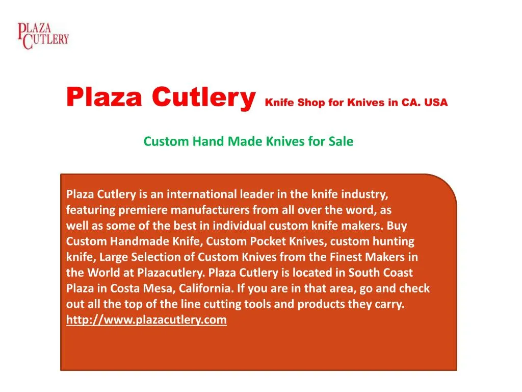 plaza cutlery knife shop for knives in ca usa n.