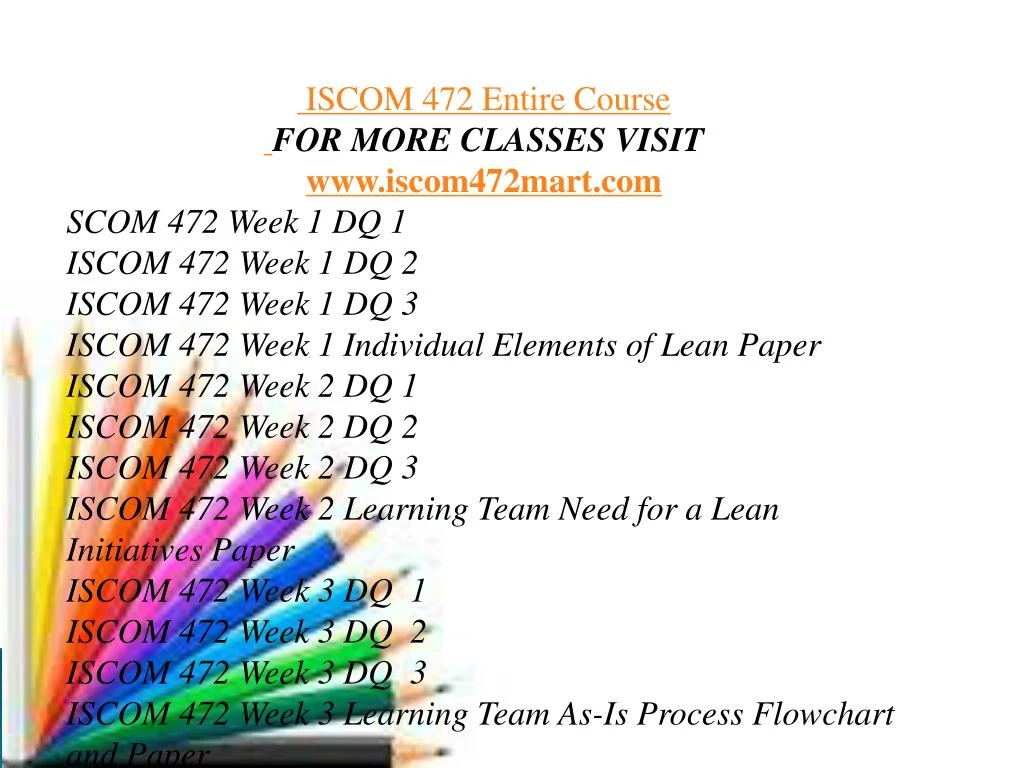 iscom 472 week 4 learning team This file of iscom 472 week 4 learning team to-be process flowchart and paper contains: starbucks energy conservation business - general business. iscom 472 week 4 learning team This file of iscom 472 week 4 learning team to-be process flowchart and paper contains: starbucks energy conservation business - general business.
