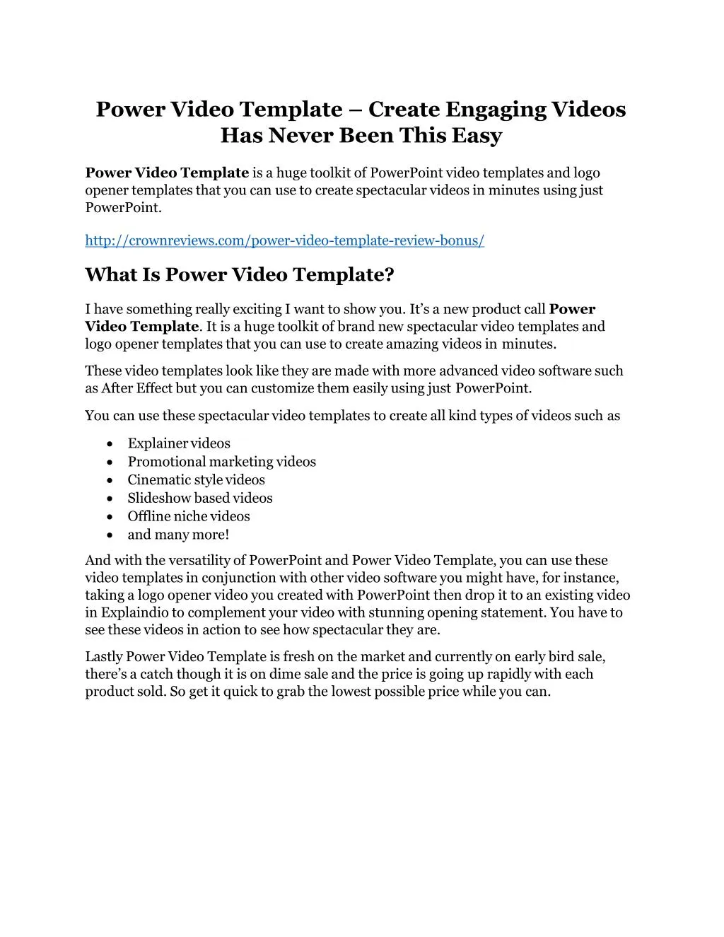 power video template create engaging videos n.