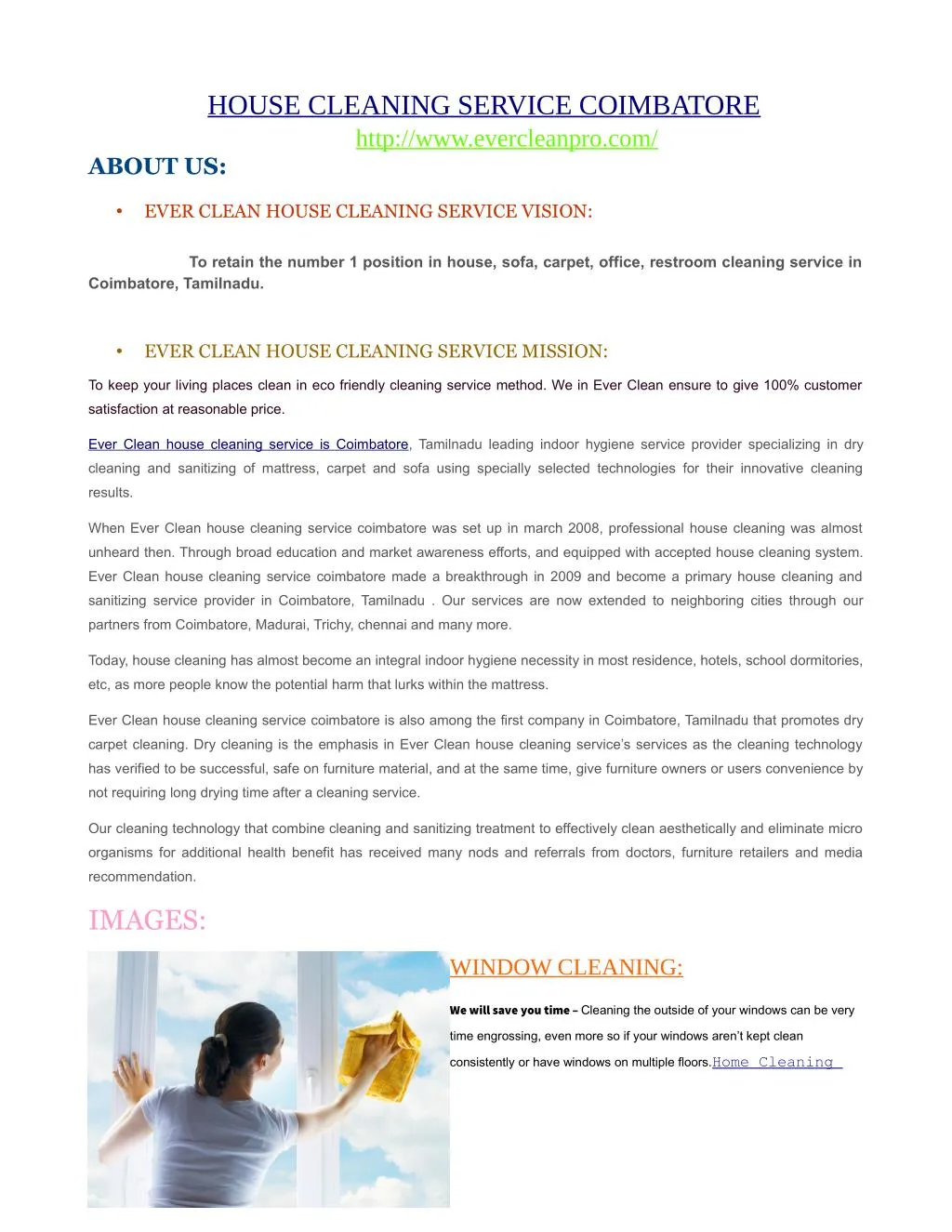 PPT House Cleaning Services Coimbatore PowerPoint Presentation, free download ID7545182