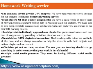 Do my homework services