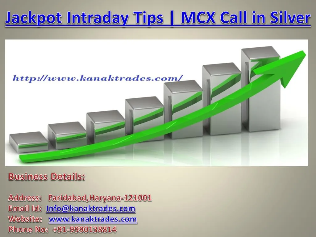 jackpot intraday tips mcx call in silver n.