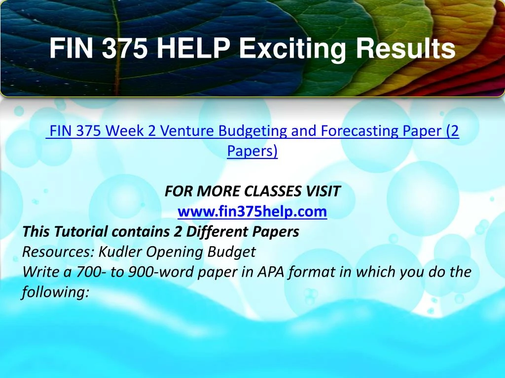 venture budgeting and forecasting paper kudler Fin 375 week 1 venture concepts paper fin 375 week 1 dqs fin 375 week 2 venture budgeting and forecasting paper fin 375 week 2 dqs fin 375 week 3 dqs fin 375 week 1 dqs dq 1 1 what types of advantages create a business opportunity 2 how might these types of advantages be obtained name a small. venture budgeting and forecasting paper kudler Fin 375 week 1 venture concepts paper fin 375 week 1 dqs fin 375 week 2 venture budgeting and forecasting paper fin 375 week 2 dqs fin 375 week 3 dqs fin 375 week 1 dqs dq 1 1 what types of advantages create a business opportunity 2 how might these types of advantages be obtained name a small.