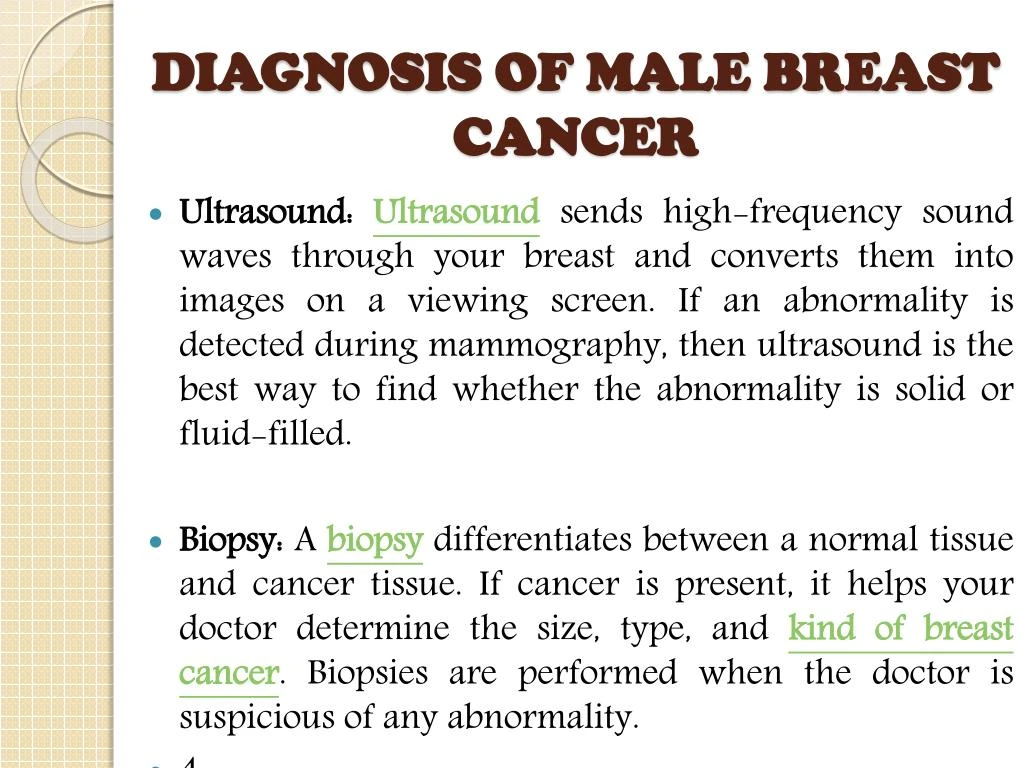 presentation of male breast cancer